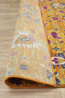 Babylon Yellow Floral Rug