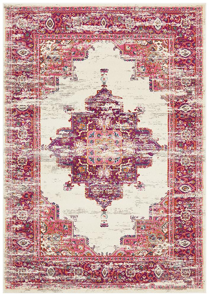 Babylon Faded Pink Rug