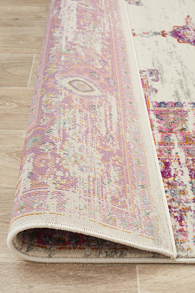 Babylon Faded Pink Rug