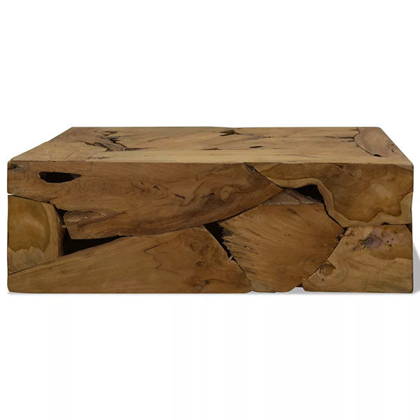 Brown Teak Coffee Table 90x50x35cm