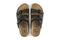 Birkenstock Florida Birko-Flor Soft Footbed Sandal (Black, Size 37 EU)