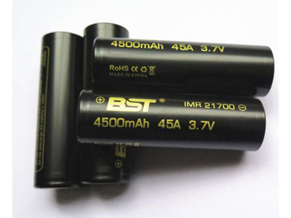 Bst Imr 21700 4500Mah 45A Li Ion Rechargeable Batteries