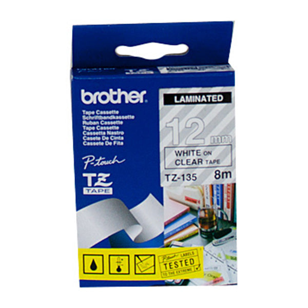 Brother TZe135 Labeling Tape 8 Meters