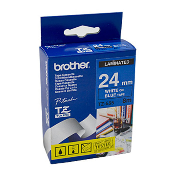 Brother TZe555 Labeling Tape Laminated 12 Mm