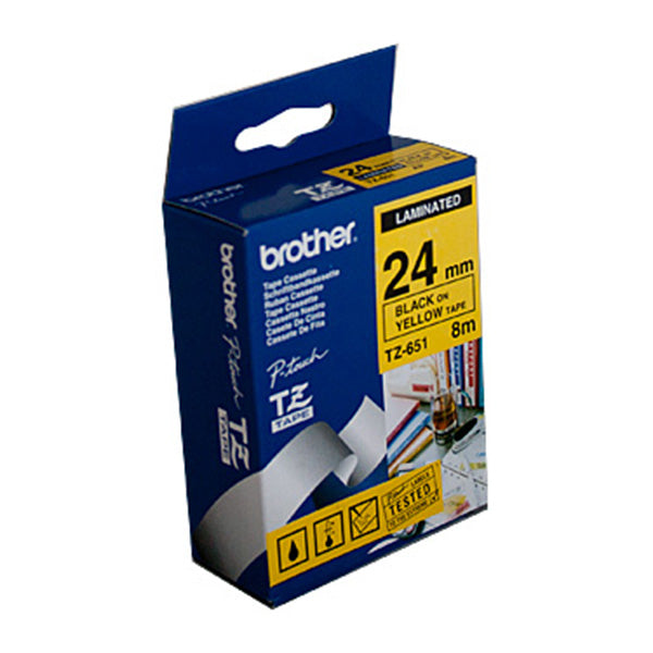 Brother TZe651 Labeling Tape Laminated 24 Mm
