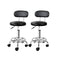 2X Salon Stool Swivel Chair Barber Hairdressing Hydraulic Chrome