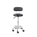 2X Salon Stool Swivel Chair Barber Hairdressing Hydraulic Chrome