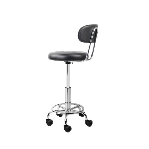 2X Salon Stool Swivel Chair Barber Hairdressing Hydraulic Chrome