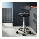 2X Salon Stool Swivel Chair Barber Hairdressing Hydraulic Chrome