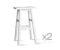 Baden Bar Stools - Set of 2