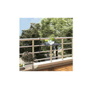 Balcony Table Black 60 X 40 Cm Steel
