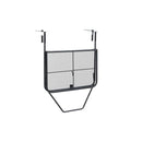 Balcony Table Black 60 X 40 Cm Steel