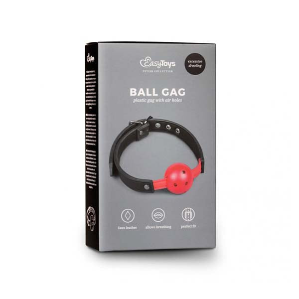 Ball Gag With Pvc Ball Red