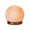 Ball Shape Himalayan Crystal Carved Pink Salt Lamp