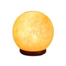 Ball Shape Himalayan Crystal Carved Pink Salt Lamp