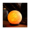 Ball Shape Himalayan Crystal Carved Pink Salt Lamp