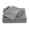 Bamboo Cooling Sheet Set Ultra Soft Bedding Mid Grey Iron