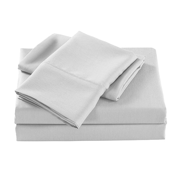 Bamboo Cooling Sheet Set Ultra Soft Bedding Pearl Stone