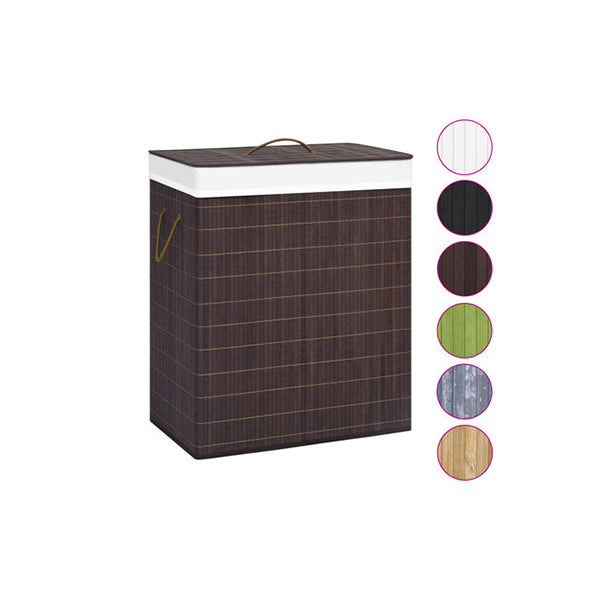 Bamboo Laundry Basket Brown 100 L