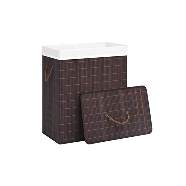 Bamboo Laundry Basket Brown 100 L