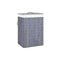 Bamboo Laundry Basket Grey