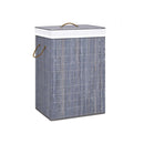 Bamboo Laundry Basket Grey 72 L
