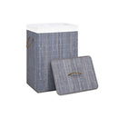 Bamboo Laundry Basket Grey 72 L