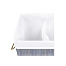 Bamboo Laundry Basket Grey 72 L