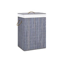 Bamboo Laundry Basket Grey 72 L