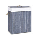 Bamboo Laundry Basket Grey 83 L