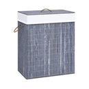 Bamboo Laundry Basket Grey 83 L