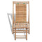 Bamboo Deck Chair with Footrest