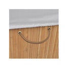Bamboo Laundry Rectangular Bin Natural