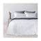 Bambury Botanica Coverlet Set White