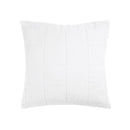 Bambury French Flax Linen Quilted Euro Sham