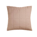 Bambury French Flax Linen Quilted Euro Sham