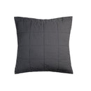 Bambury French Flax Linen Quilted Euro Sham