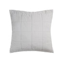 Bambury French Flax Linen Quilted Euro Sham