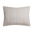 Bambury French Flax Linen Quilted Sham