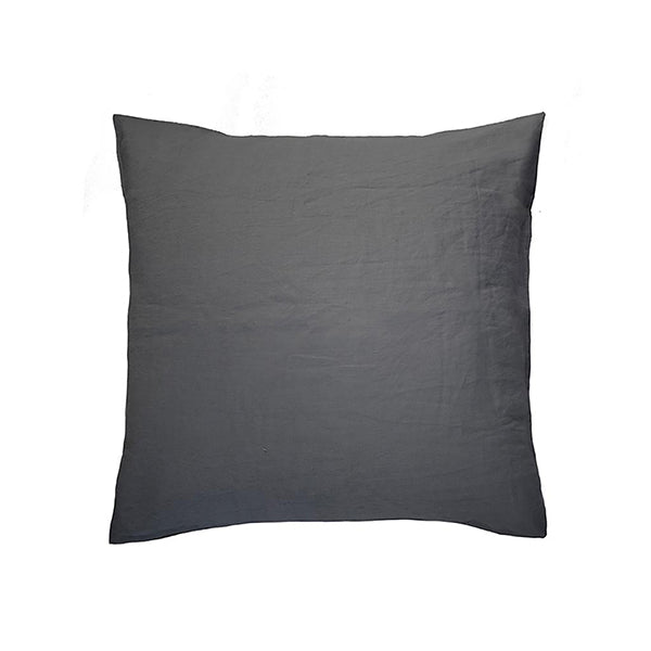 Bambury Linen Euro Pillowcase Charcoal