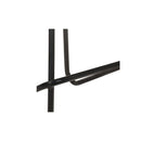 Bar Stools 4 Pcs Black Real Leather