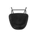 Bar Stools 4 Pcs Black Real Leather