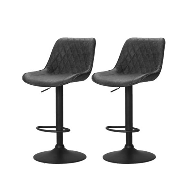 Set Of 2 Bar Stools Kitchen Chairs Metal Barstool Dining Chair Rushal