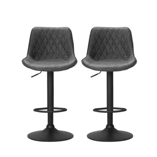 Set Of 2 Bar Stools Kitchen Chairs Metal Barstool Dining Chair Rushal