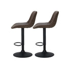 Set Of 2 Bar Stools Kitchen Chairs Metal Barstool Dining Chair Rushal