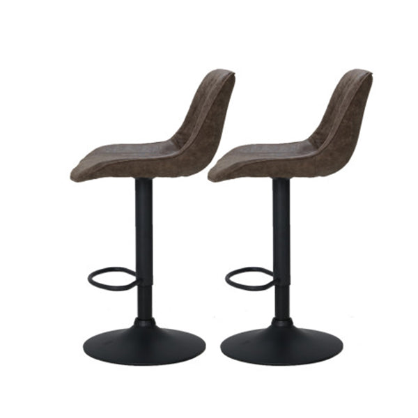 Set Of 2 Bar Stools Kitchen Chairs Metal Barstool Dining Chair Rushal