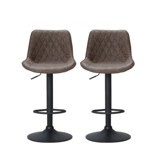 Set Of 2 Bar Stools Kitchen Chairs Metal Barstool Dining Chair Rushal