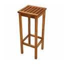 Bar Chairs 2 Pcs Solid Acacia Wood