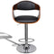 Bar Stool Artificial Leather Height Adjustable