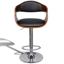 Bar Stools Artificial Leather With Backrest (2 Pcs)